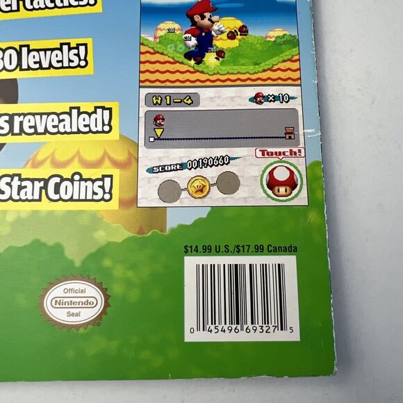 New Super Mario Bros Official Strategy Premiere Guide Book Nintendo Power DS - Picture 8 of 15